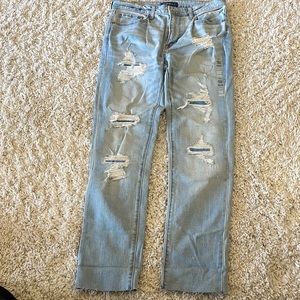 NWT Aeropostale Torn Skinny Taper Jeans 32/32